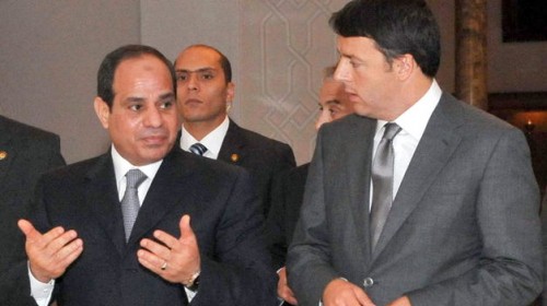 al-Sisi e Renzi