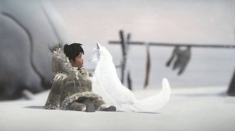 il videogioco never alone sugli inuit. qui li davanti ad una loro tipica abitazione