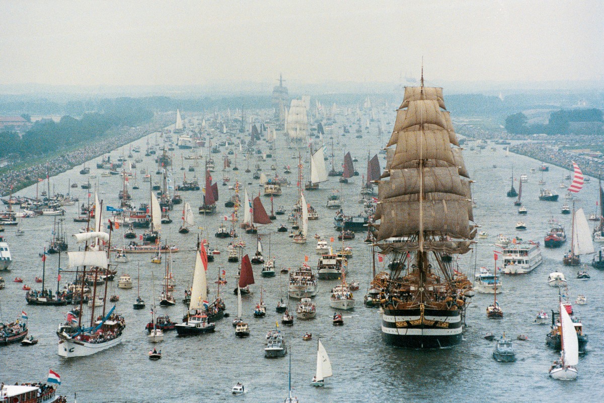 Amsterdam Sail La Tradizionale Parata Nautica Con Vele D Epoca